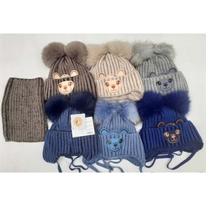 Komplet Czapka + Komin 46-50
