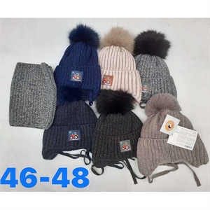 Komplet Czapka + Komin