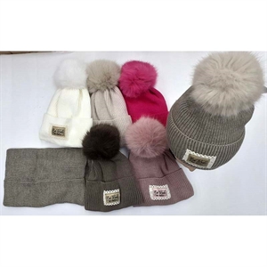 Komplet Czapka + Komin 50-54