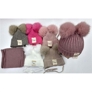 Komplet Czapka + Komin 46-50