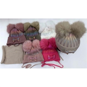 Komplet Czapka + Komin 46-48