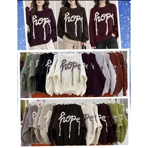 Sweter damski okrągły