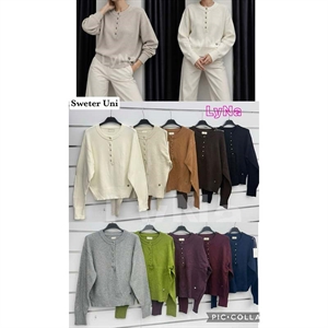 Sweter damski okrągły
