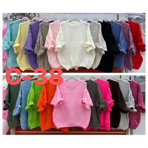 Sweter damski z krótkim rękawem - Produkt Włoski