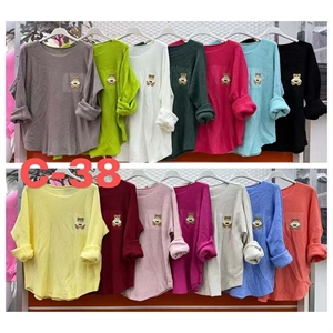 Sweter damski okrągły - Produkt Włoski