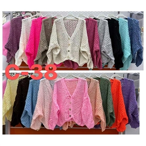 Sweter damski zapinany na guziki - Produkt Włoski