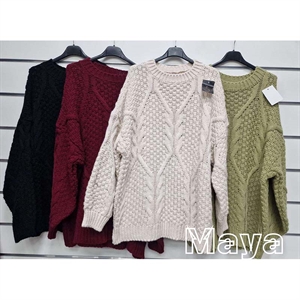 Sweter damski okrągły - Produkt Włoski