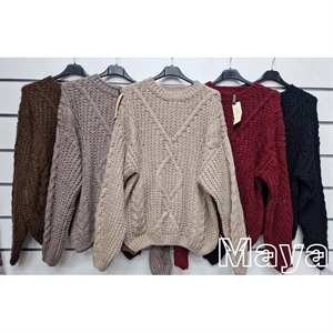 Sweter damski okrągły - Produkt Włoski