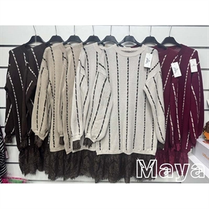 Sukienka sweterkowa damska - Produkt Włoski