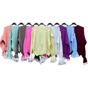 Sweter damski okrągły - Produkt Włoski