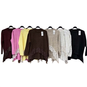 Sweter damski okrągły - Produkt Włoski