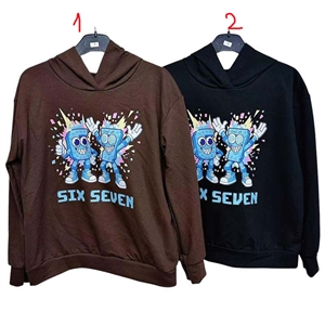 Bluza dziewczęca z kapturem (6-16) - Produkt Włoski