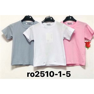 Bluzka z krótkim rękawem dziewczęca 1-5