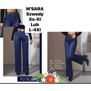 Spodnie jensowe damskie XS-XL