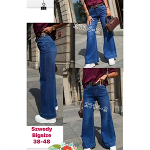 Spodnie jensowe damskie 38-48