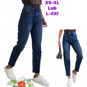 Spodnie jensowe damskie L-4XL