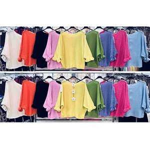 Sweter damski okrągły