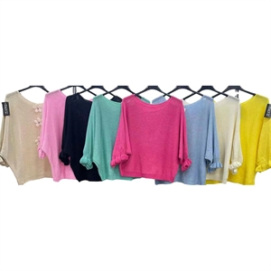 Sweter damski okrągły