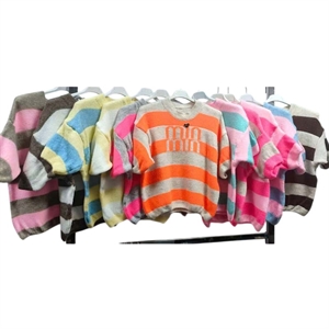 Sweter damski z krótkim rękawem