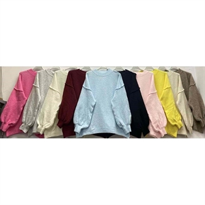 Sweter damski okrągły