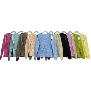 Sweter damski okrągły