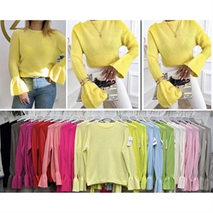 Sweter damski okrągły