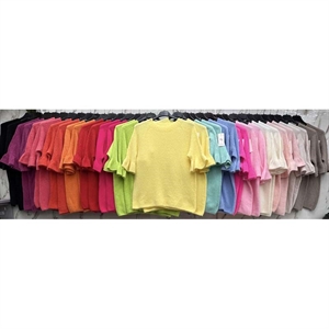 Sweter damski z krótkim rękawem