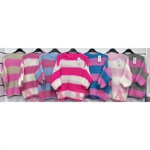 Sweter damski okrągły