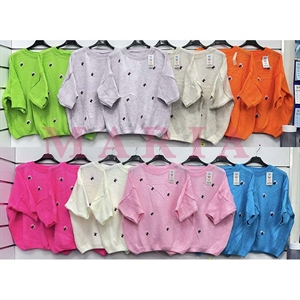 Sweter damski okrągły