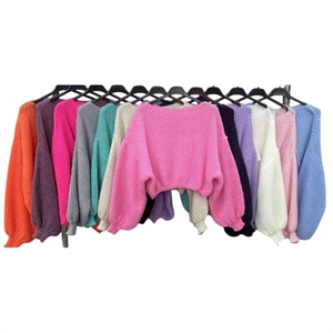 Sweter damski okrągły