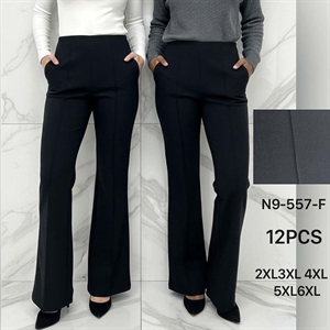 Spodnie dzwony damskie  2XL/3XL-5XL/6XL