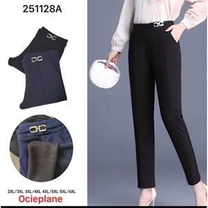 Spodnie ocieplane damskie  2XL/3XL-5XL/6XL