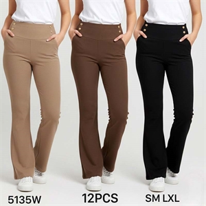 Legginsy dzwony damskie  S/M-L/XL