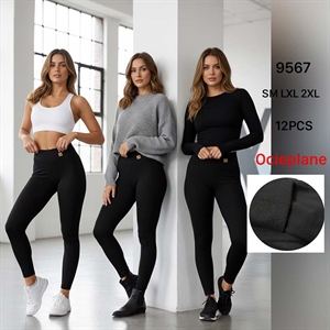 Legginsy ocieplane damskie  S/M-2XL