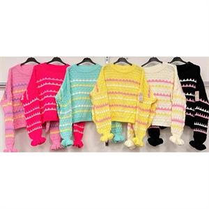 Sweter damski okrągły - Produkt Włoski