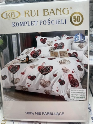 Komplet pościel 3D 200x220cm 3cz