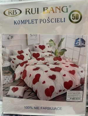 Komplet pościel 3D 200x220cm 3cz