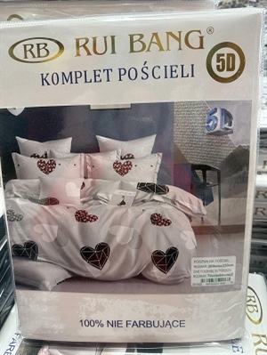 Komplet pościel 3D 200x220cm 3cz