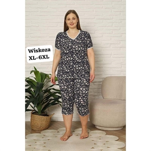 Piżama damska Wiskoza Big Size  XL-6XL