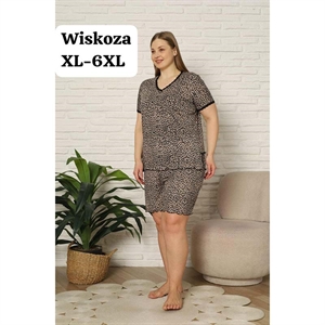 Piżama damska Wiskoza Big Size  XL-6XL