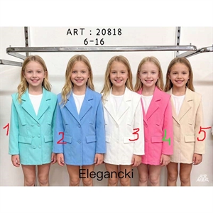 Płaszcz dziewczęcy  6-16 lat