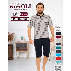 Piżama męska Big Size  3XL-5XL