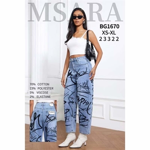 Jeansy damskie M'sara  XS-XL