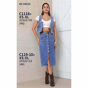 Spódnica jeansowa damska  XS-XL