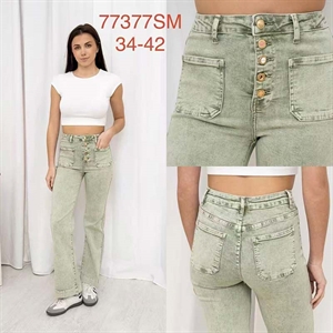 Jeansy dzwony damskie  34-42