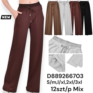 Spodnie szerokie nogawki damskie  S/M-2XL/3XL