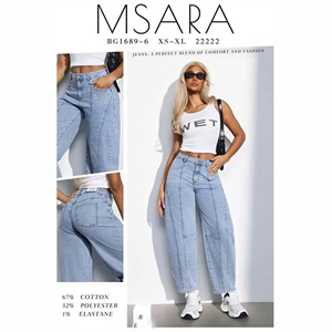 Jeansy damskie M'sara  XS-XL