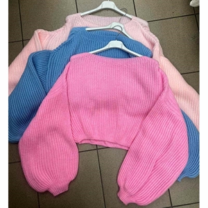 Sweter damski okrągły