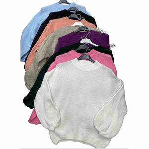 Sweter damski okrągły