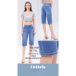 Rybaczki jeansowe BIG SIZE  XL-7XL